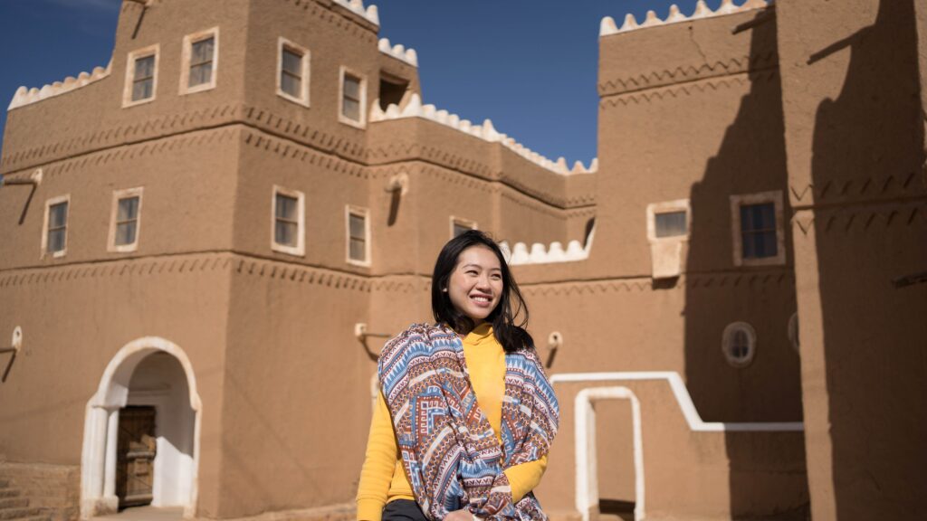 Chinese Tourist in Saudia